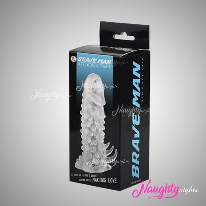 Crystal Condom With Big Dots