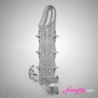 Extra Dotted Double Hole Crystal Sleeve For Time Delay